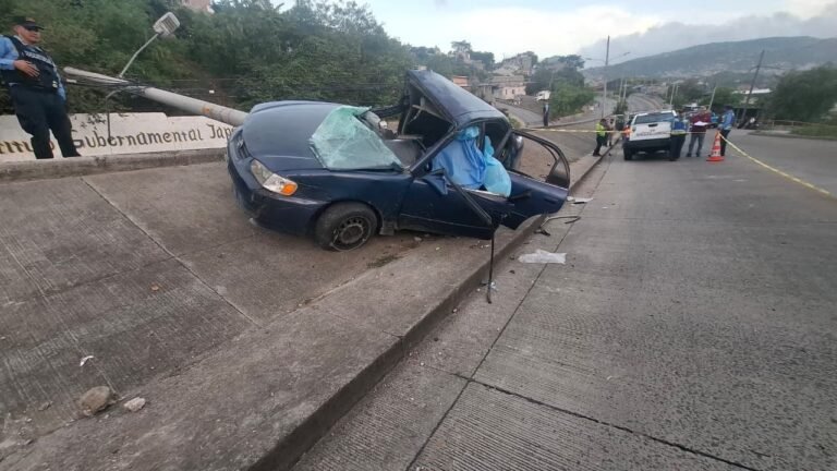 Accidente vial cobra la vida de una mujer y enciende las alarmas sobre la seguridad en Tegucigalpa