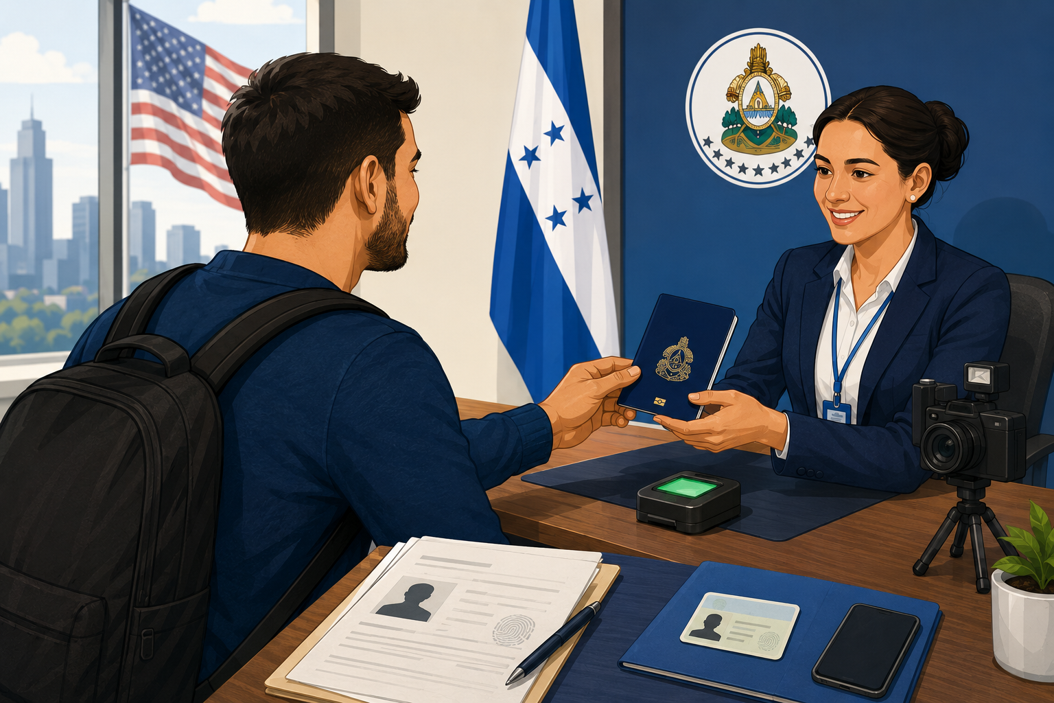 Pasos para renovar el pasaporte hondureño en Estados Unidos en 2026