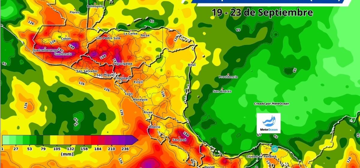 Giro Centroamericano traerá lluvias torrenciales a Honduras esta semana