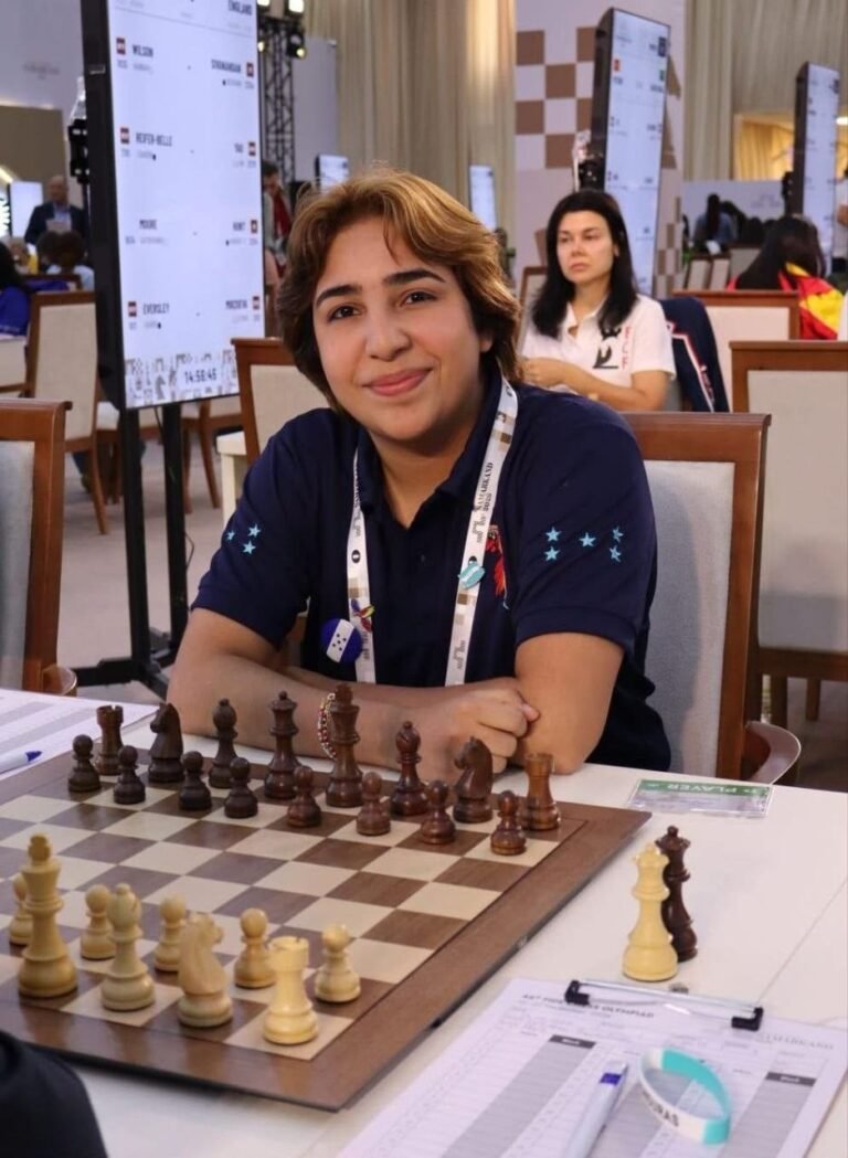 Hondureña Camila Mejía logra su primer título FIDE en Olimpiada de Ajedrez